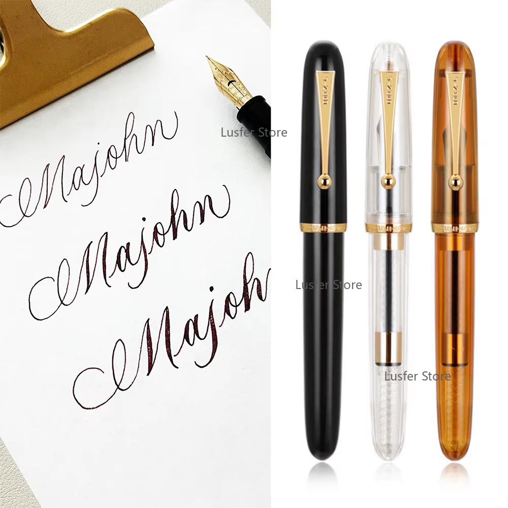 Fountain Pen Calligraphy Flex Nib - Limitierter Jinhao 9016 Acryl-Transparenter Füllfederhalter Nr.