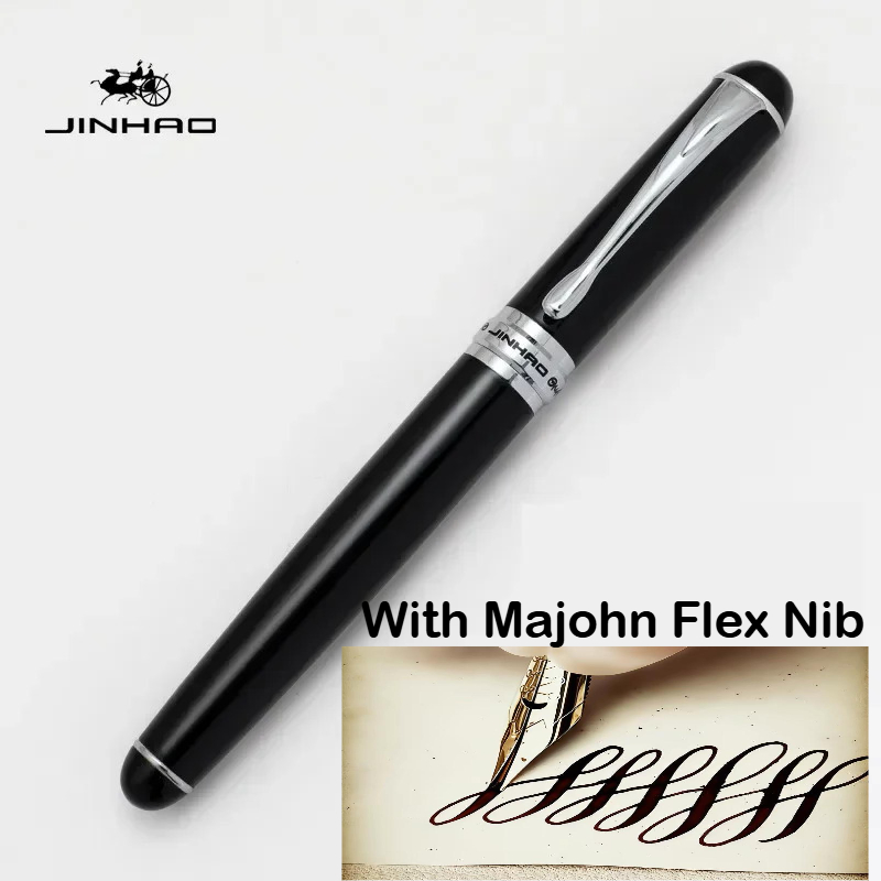 Fountain Pen Calligraphy Flex Nib - JINHAO X750 Füllfederhalter mit Majohn Flex-Spitze,