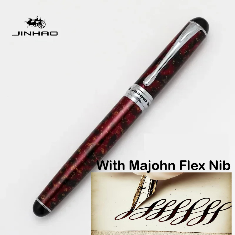 Fountain Pen Calligraphy Flex Nib - JINHAO X750 Füllfederhalter mit Majohn Flex-Spitze,