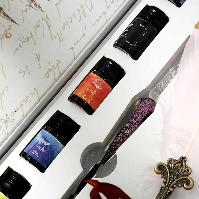 1 Stück Glasstift mit Tinte, M – Glass Dip Pen Calligraphy Ink Set Bewertung und Preis