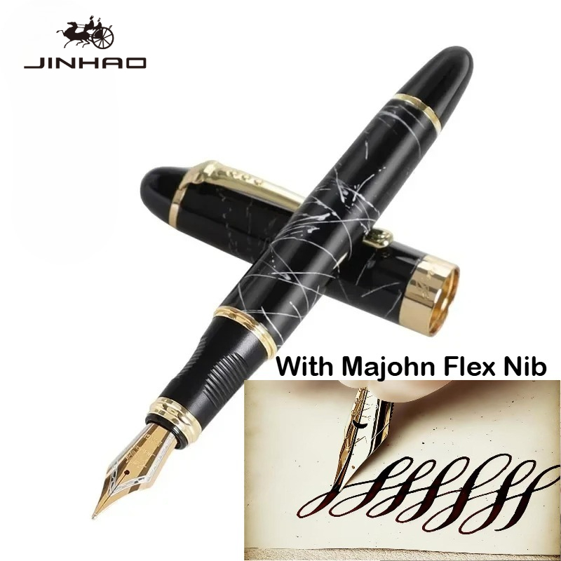 JINHAO X450 Füllfederhalter mi – Fountain Pen Calligraphy Flex Nib Bewertung und Preis
