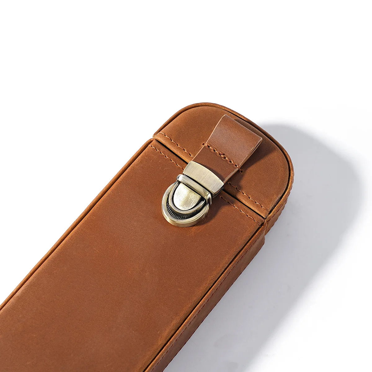 Handgefertigtes Leder-Etui für – Leather Fountain Pen Case 3 Slots Pouch Bewertung und Preis