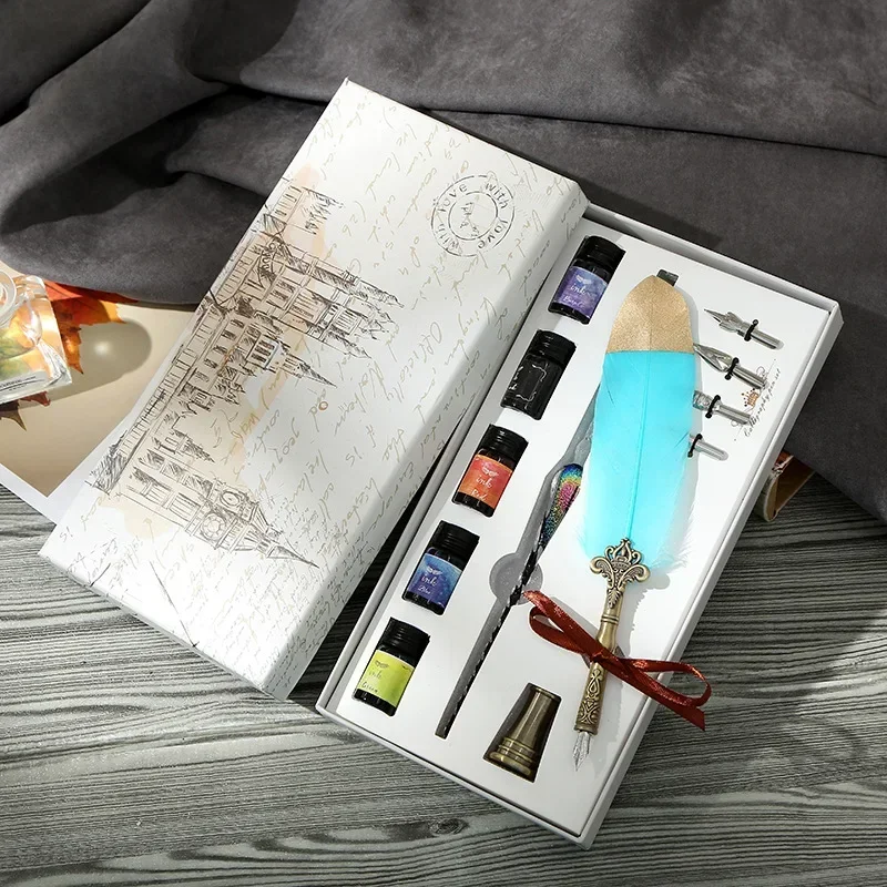 1 Stück Glasstift mit Tinte, M – Glass Dip Pen Calligraphy Ink Set Bewertung und Preis