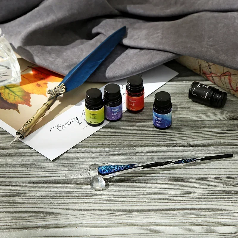 1 Stück Glasstift mit Tinte, M – Glass Dip Pen Calligraphy Ink Set Bewertung und Preis