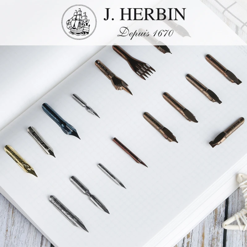 Original France's J. Herbin x  – Fountain Pen Calligraphy Flex Nib Bewertung und Preis