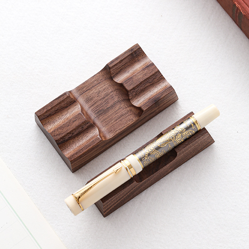 Walnussholz Stifthalter für Di – Wooden Fountain Pen Desk Stand Holder Bewertung und Preis