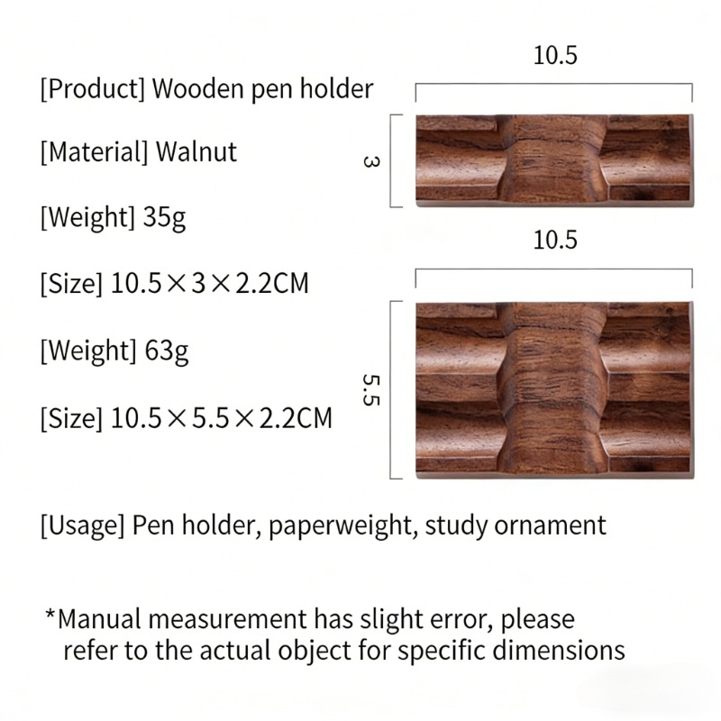 Walnussholz Stifthalter für Di – Wooden Fountain Pen Desk Stand Holder Bewertung und Preis
