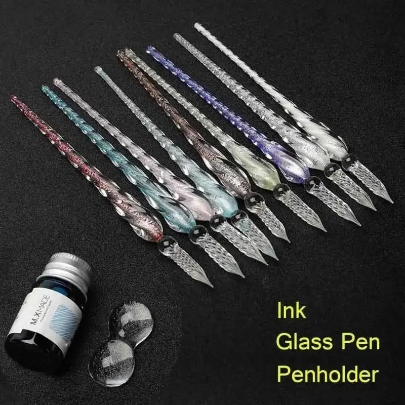Kristallglas-Tauchstift-Set mi – Glass Dip Pen Calligraphy Ink Set Bewertung und Preis