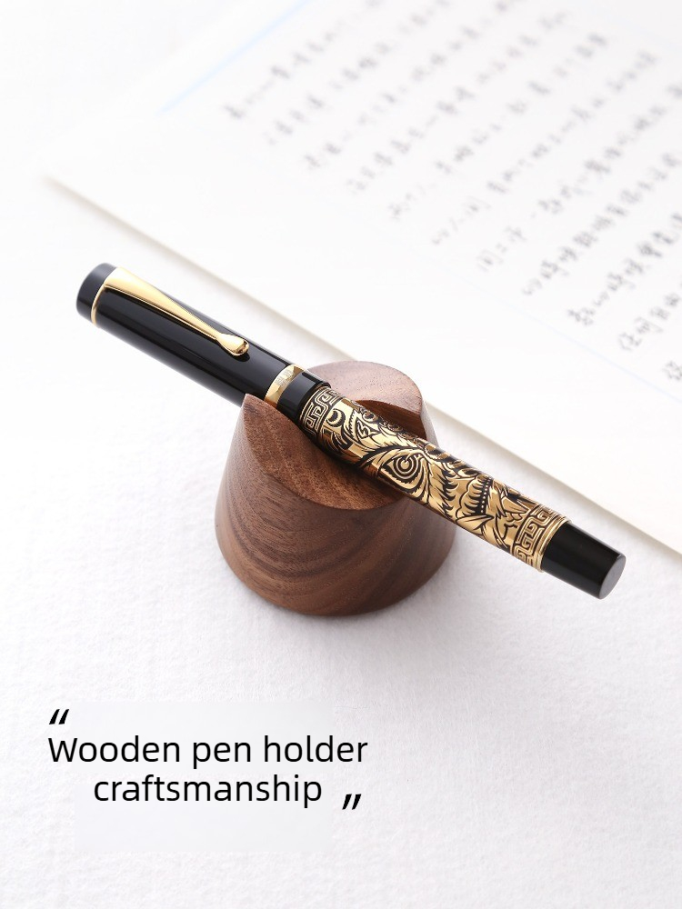 Stifthalter aus Walnussholz fü – Wooden Fountain Pen Desk Stand Holder Bewertung und Preis