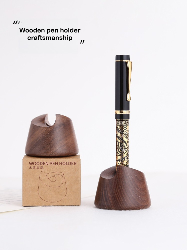 Walnussholz Stifthalter für Di – Wooden Fountain Pen Desk Stand Holder Bewertung und Preis