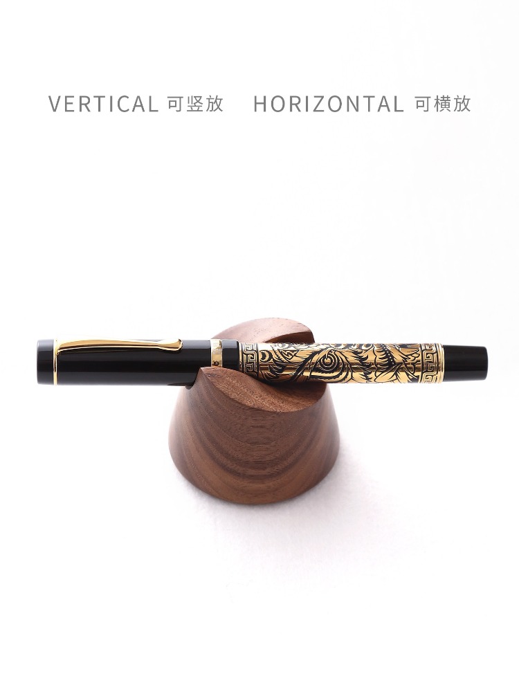 Walnussholz Stifthalter für Di – Wooden Fountain Pen Desk Stand Holder Bewertung und Preis