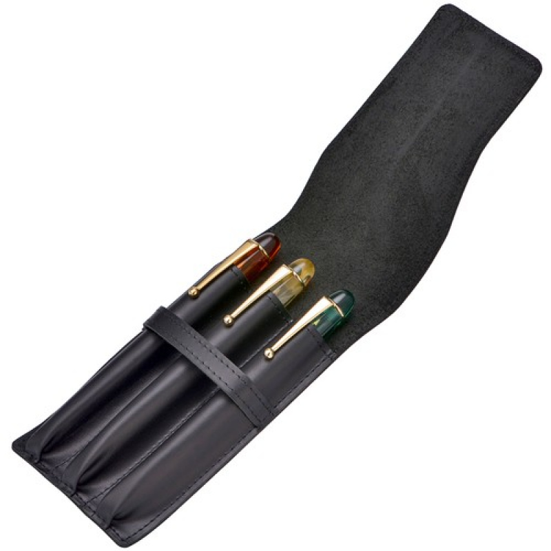 A+ 3-Flitz-Füllfederhalteretui – Leather Fountain Pen Case 3 Slots Pouch Bewertung und Preis
