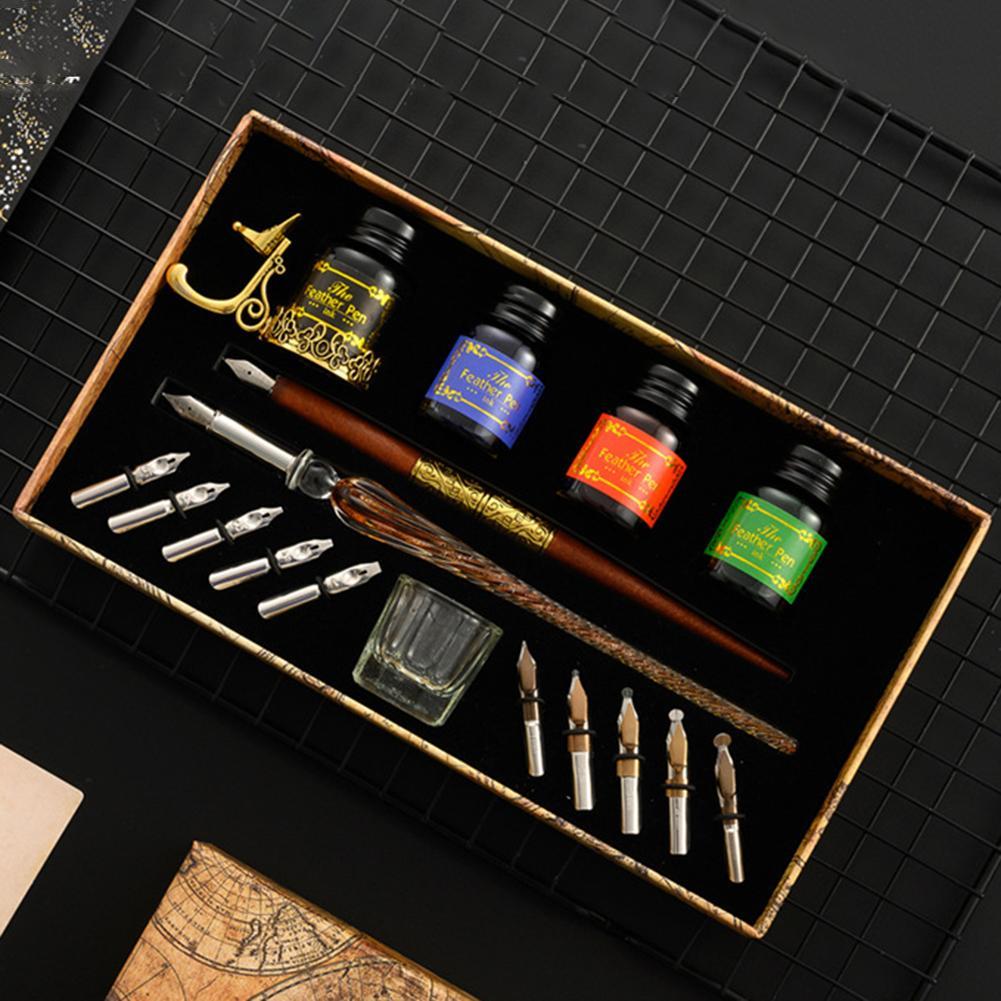 Füllfederhalter-Set Sternenhim – Glass Dip Pen Calligraphy Ink Set Bewertung und Preis