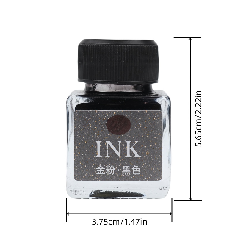 12-Farben Schimmerndes Goldpul – Glass Dip Pen Calligraphy Ink Set Bewertung und Preis