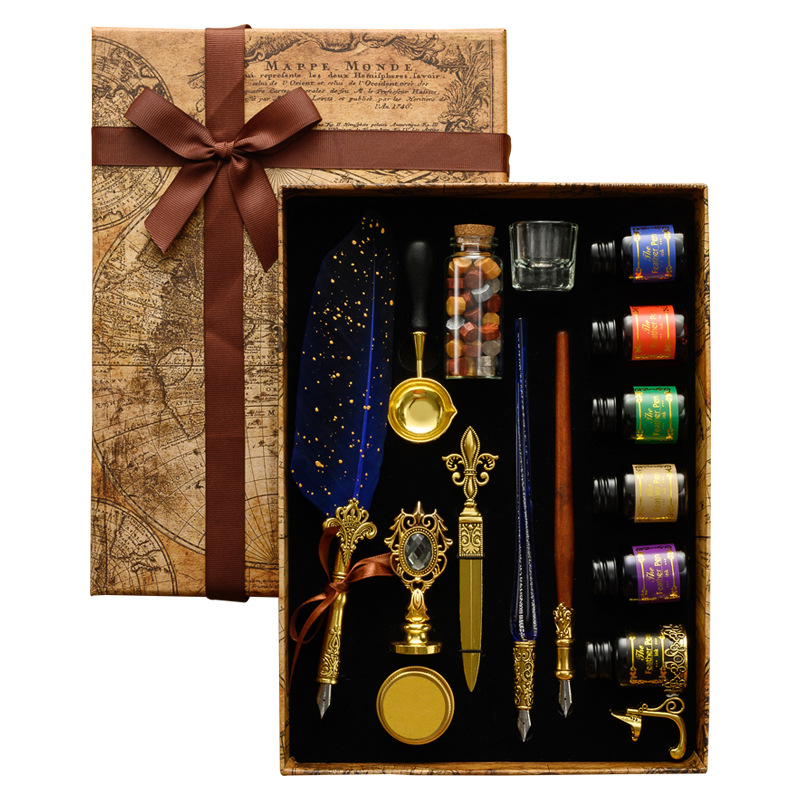 Klassische Dip-Stifte aus Glas – Glass Dip Pen Calligraphy Ink Set Bewertung und Preis