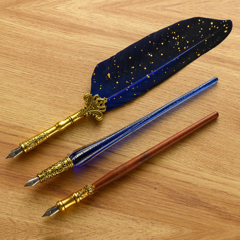 Klassische Dip-Stifte aus Glas – Glass Dip Pen Calligraphy Ink Set Bewertung und Preis