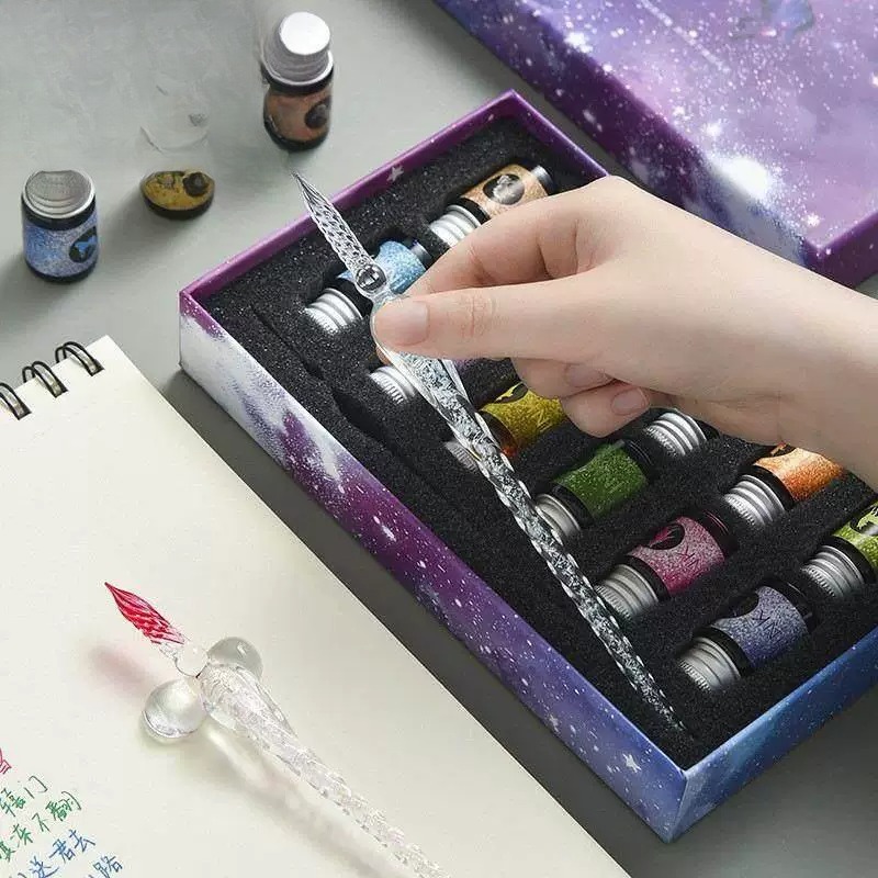 Romantisches, traumhaftes Ster – Glass Dip Pen Calligraphy Ink Set Bewertung und Preis